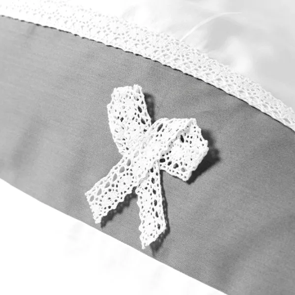 Детское постельное бельё PernaMea Elegance (PM.100102/3) Хлопок/ Серый White photo 4 Детское постельное бельё PernaMea Elegance (PM.100102/3) Хлопок/ Серый White photo 4