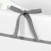 Детское постельное бельё PernaMea Elegance (PM.100102/3) Хлопок/ Серый White photo 6