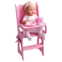 Mobilier pentru păpușă Richi Tichi 72119 R20/4 scaune de masă / 3+ photo 2