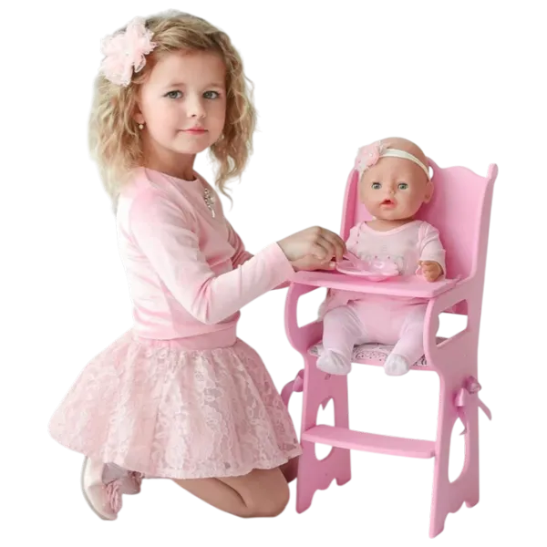 Mobilier pentru păpușă Richi Tichi 72119 R20/4 scaune de masă / 3+ photo 3