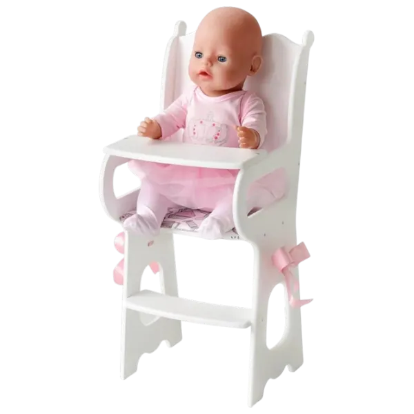 Мебель для кукол Richi Tichi 71119 R20/4 настольные стулья / 3+ photo 2