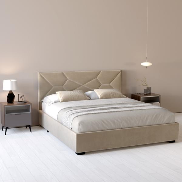 Кровать My-Style my-Nina 200 x 200 см / Фанера / Капучино photo 5