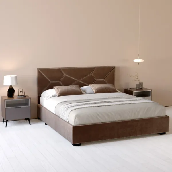 Кровать My-Style my-Nina 200 x 200 см / Фанера / Тёмно-коричневый photo 5