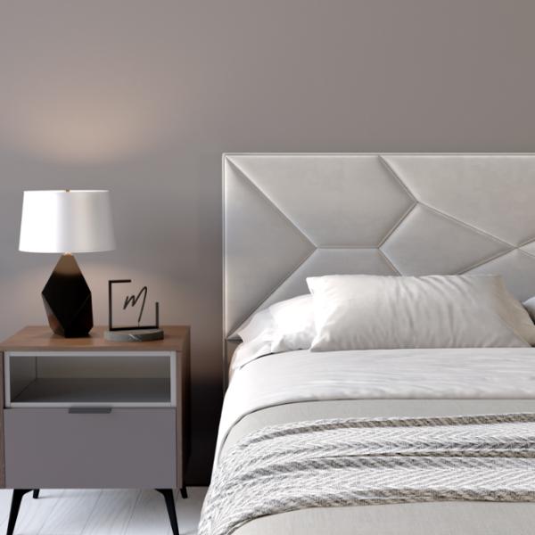 Кровать My-Style my-Nina 120 x 200 см / Фанера / Серый photo 7