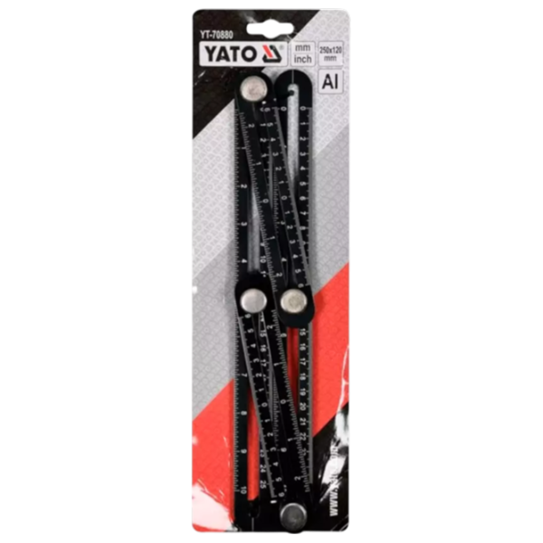 Șablon multifuncțional Yato YT70880 cm / 120 mm photo 2