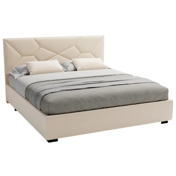 Кровать My-Style my-Nina 200 x 200 см / Фанера / Кремовый photo 1