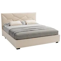 Кровать My-Style my-Nina 200 x 200 см / Фанера / Кремовый