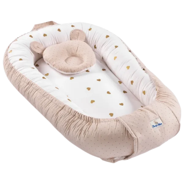Кокон для новорожденных PernaMea Dots (PM.100927/29) Хлопок/ Beige Коричневый photo 1