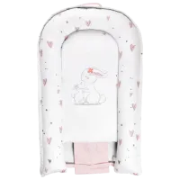 Babynest PernaMea Premium (PM.101552/4) Bumbac/ White Pink photo 2