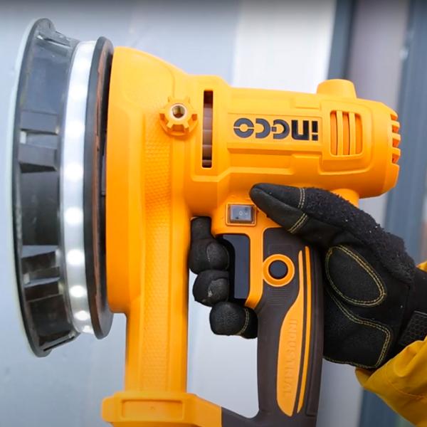 Șlefuitor INGCO DWS10508 Cu vibrații / 850 W / Yellow photo 4