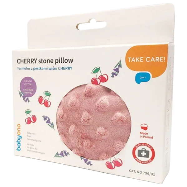 Pernă termică BabyOno RP.110799  / Sâmburi de cireșe / Pink photo 3