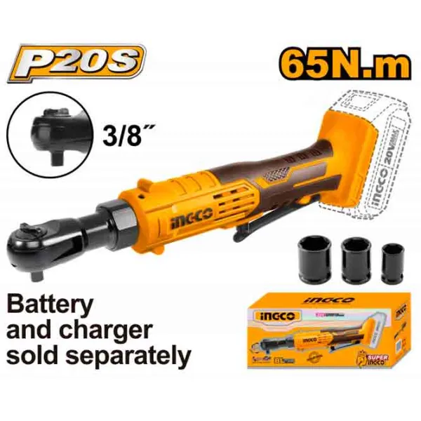 Kлюч с трещоткой INGCO CDRLI2060151 250 об/мин photo 2