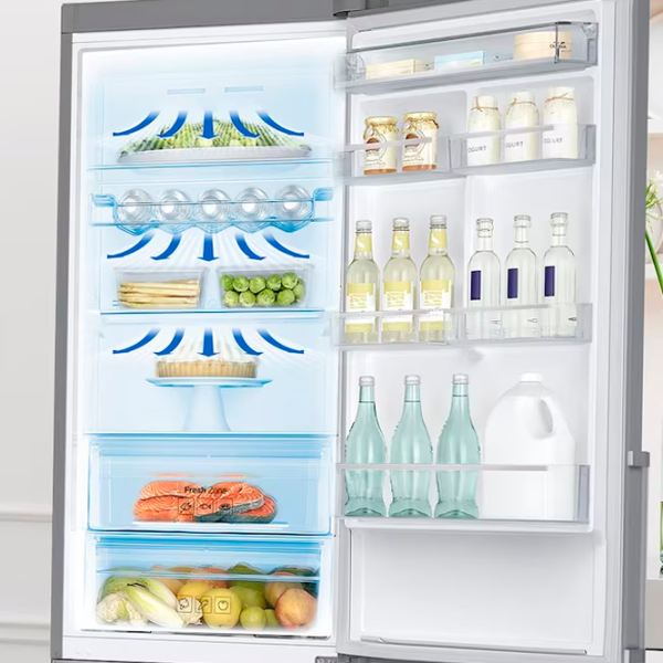 Frigider Samsung RB33J3515S9/EF cu congelator jos 339 l / 185 cm / Silver photo 6 Frigider Samsung RB33J3515S9/EF cu congelator jos 339 l / 185 cm / Silver photo 6