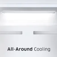 Frigider Samsung RB33J3515S9/EF cu congelator jos 339 l / 185 cm / Silver photo 10