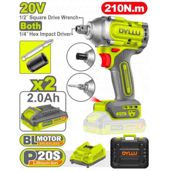 Mașină de găurit și înșurubat DYLLU DTCD3B21 2600 rot/min photo 2