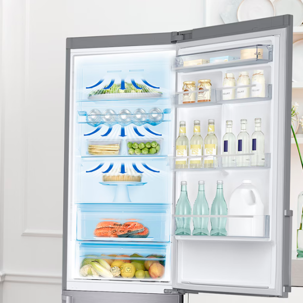 Frigider Samsung RB33J3515WW/EF cu congelator jos 339 l / 185 cm / White photo 7 Frigider Samsung RB33J3515WW/EF cu congelator jos 339 l / 185 cm / White photo 7