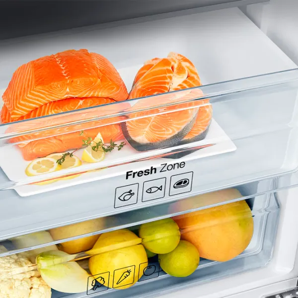 Frigider Samsung RB33J3515WW/EF cu congelator jos 339 l / 185 cm / White photo 8 Frigider Samsung RB33J3515WW/EF cu congelator jos 339 l / 185 cm / White photo 8