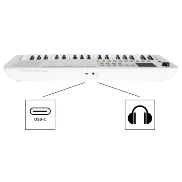 Sintetizator digital Classic Cantabile Mini 37 clape / 32 voci / Plastic / White photo 4