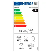Mașină de spălat Samsung WW70FG3M05AWLF 7 kg / 1400 rpm / White photo 10