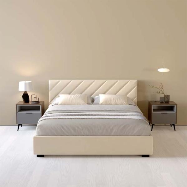 Кровать My-Style my-Luna 200 x 200 см / Фанера / Бежевый photo 6