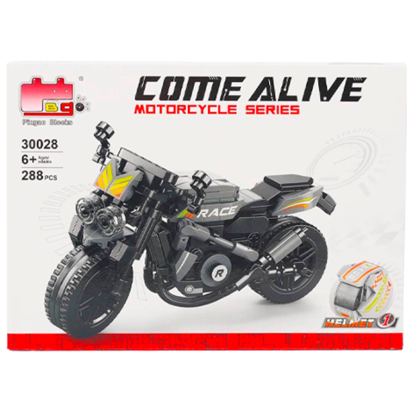 Конструктор Pingao Motorcycle Мотоцикл/ Черный photo 1