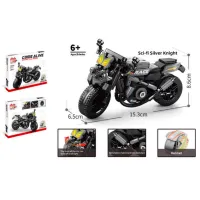Constructor Pingao Motorcycle Motocicletă/ Black photo 2