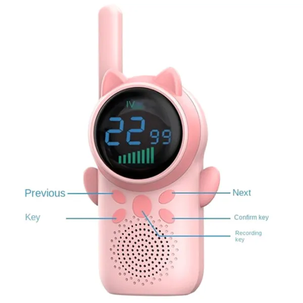 Радиостанции Walkie Talkie D25  Розовый photo 5