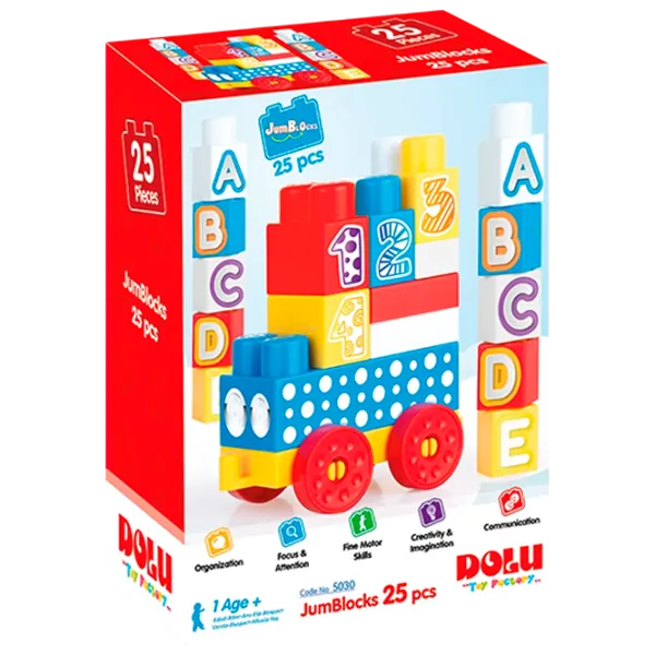 Конструктор Dolu JumBlocks Классический/ Разноцветный photo 1