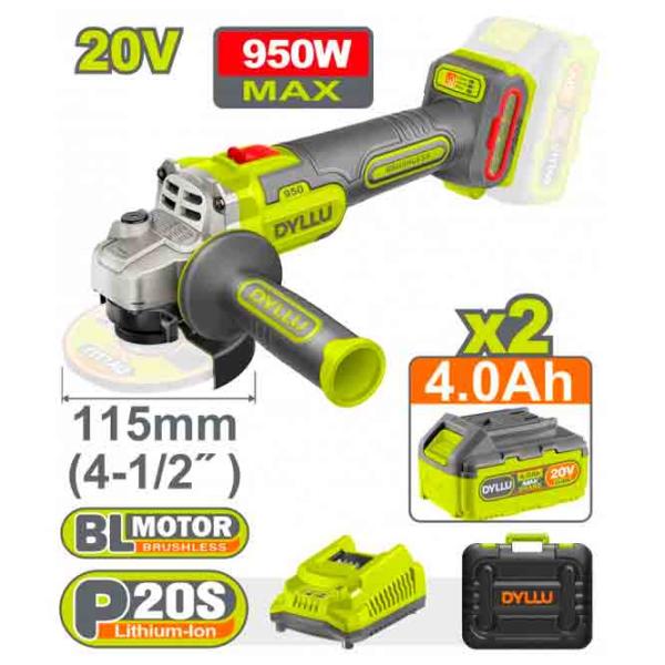 Polizor DYLLU DTLAP5322 Unghiular / / Green photo 3