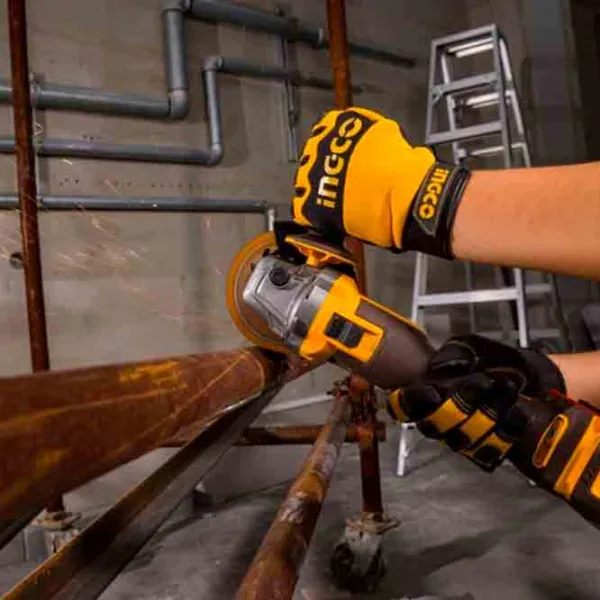 Шлифовальная машина INGCO CAGLI221153 Угловая / 1200 Вт / Желтый photo 4
