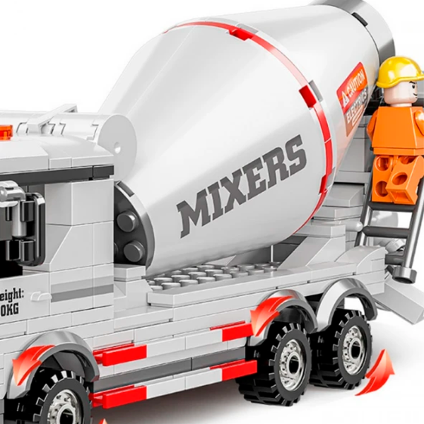 Конструктор Richi Tichi Cement Mixer Транспорт/ Серый photo 3