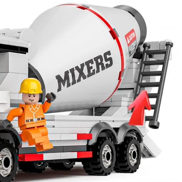 Конструктор Richi Tichi Cement Mixer Транспорт/ Серый photo 5