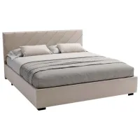 Кровать My-Style my-Luna 200 x 200 см / Фанера / Светло Серый