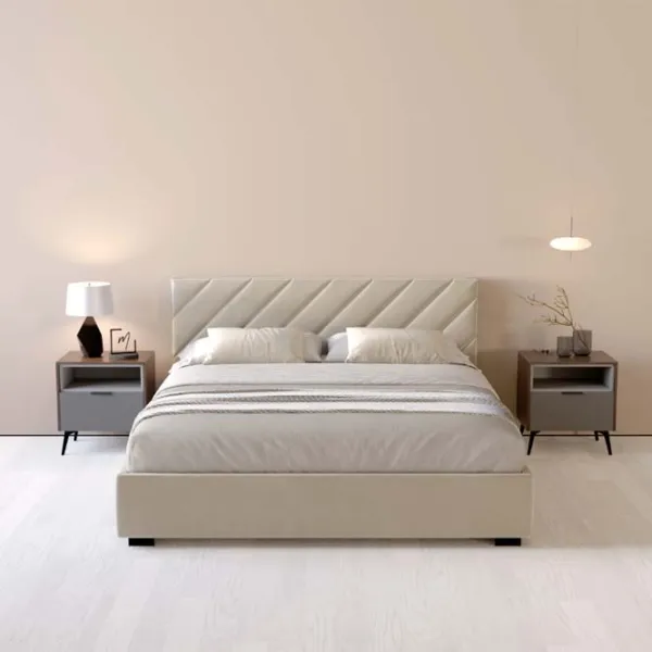 Кровать My-Style my-Luna 200 x 200 см / Фанера / Светло Серый photo 6