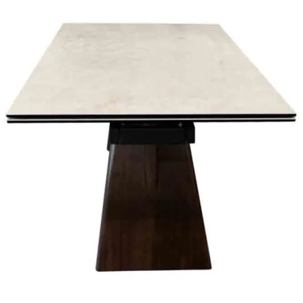 Masă de bucătărie extensibilă DecoPrim Endo Ceramică/ Gray photo 2