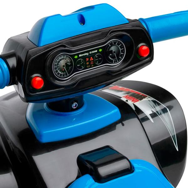 Толокар Caretero Quad Bike MiniRaptor (CT.222337) 25 кг/ Тёмно-синий photo 5