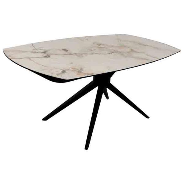 Masă de bucătărie extensibilă DecoPrim Chara Ceramică/ Beige photo 5