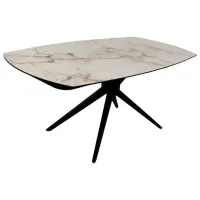 Masă de bucătărie extensibilă DecoPrim Chara Ceramică/ Beige photo 5