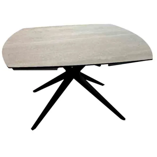 Masă de bucătărie extensibilă DecoPrim Chara Ceramică/ Gray photo 1