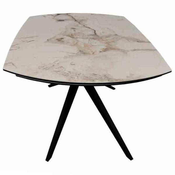 Masă de bucătărie extensibilă DecoPrim Chara Ceramică/ Gray photo 3