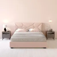 Кровать My-Style my-Nina 140 x 200 см / Фанера / Светло-розовый photo 6