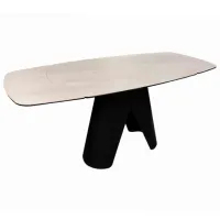 Masă de bucătărie extensibilă DecoPrim Filo Ceramică/ Gray photo 2