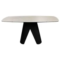Masă de bucătărie extensibilă DecoPrim Filo Ceramică/ Gray photo 4