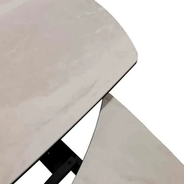 Masă de bucătărie extensibilă DecoPrim Filo Ceramică/ Gray photo 5