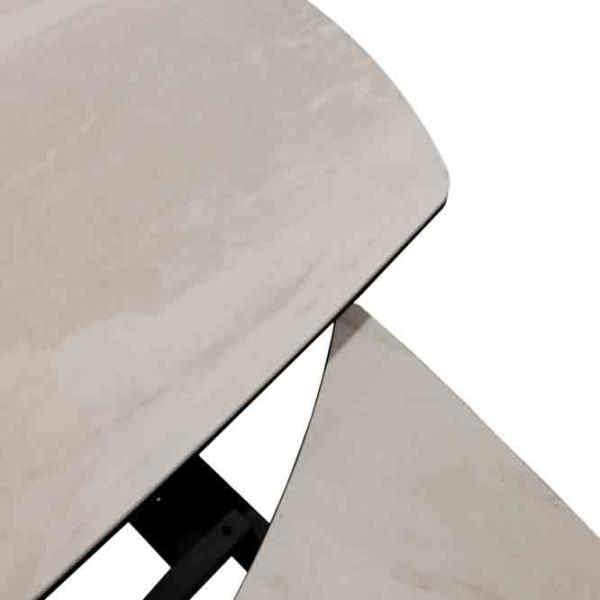 Masă de bucătărie extensibilă DecoPrim Filo Ceramică/ Gray photo 5