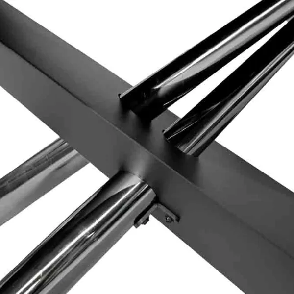 Masă de bucătărie extensibilă DecoPrim Cross Ceramică/ Black photo 8