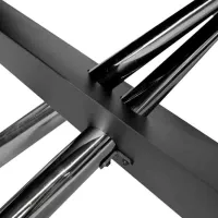 Masă de bucătărie extensibilă DecoPrim Cross Ceramică/ Black photo 8