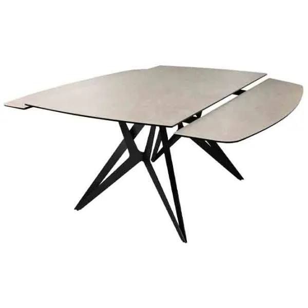 Masă de bucătărie extensibilă DecoPrim Fabio Ceramică/ Gray photo 3