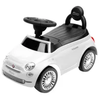 Толокар Caretero Fiat 500 (CT.222348) 25 кг/ Белый