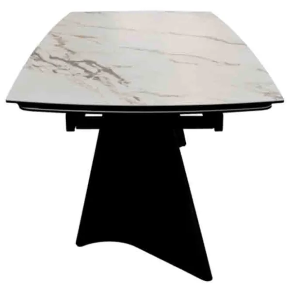 Masă de bucătărie extensibilă DecoPrim Burro Ceramică/ White photo 5